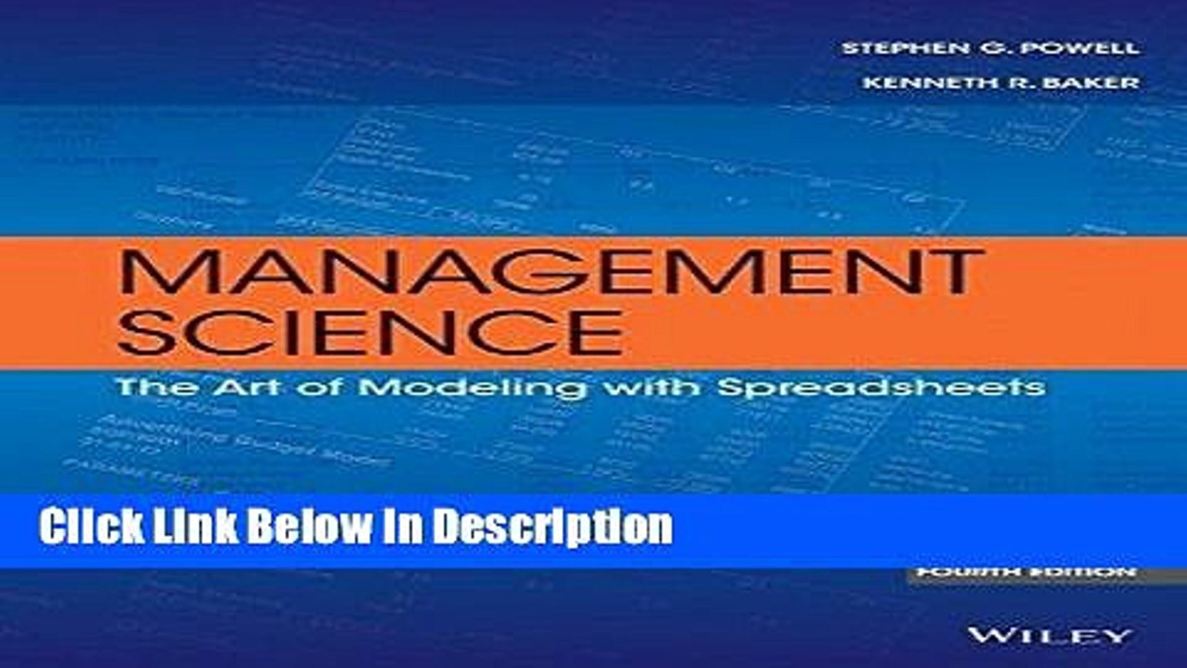 Management Science The Art Of Modeling With Spreadsheets Throughout Pdf] Management Science: The Art Of Modeling With Spreadsheets [Read
