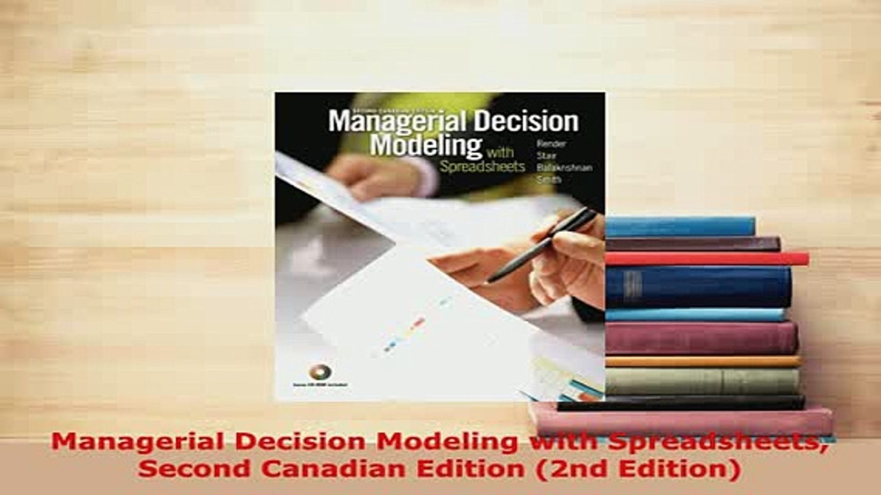 managerial decision modeling with spreadsheets pdf free download