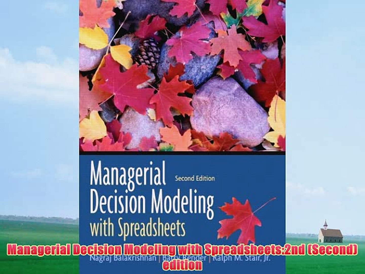 Managerial Decision Modeling With Spreadsheets 2Nd Edition Pertaining To Pdf] Managerial Decision Modeling With Spreadsheets:2Nd Second