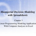 Managerial Decision Modeling With Spreadsheets Regarding Ppt  Managerial Decision Modeling With Spreadsheets Powerpoint