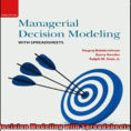 Managerial Decision Modeling With Spreadsheets Third Edition With Regard To Different Managerial Decision Modeling With Spreadsheets 3Rd Edition