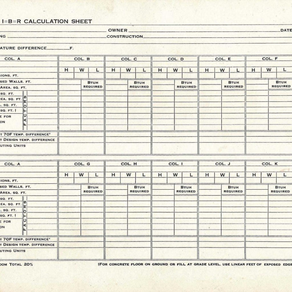 Manual D Spreadsheet Inside When Do I Need To Perform A Load Calculation For Acca Manual J