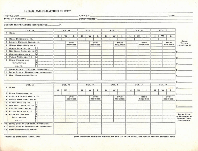 Manual J Load Calculation Spreadsheet For Example Of Hvac Load