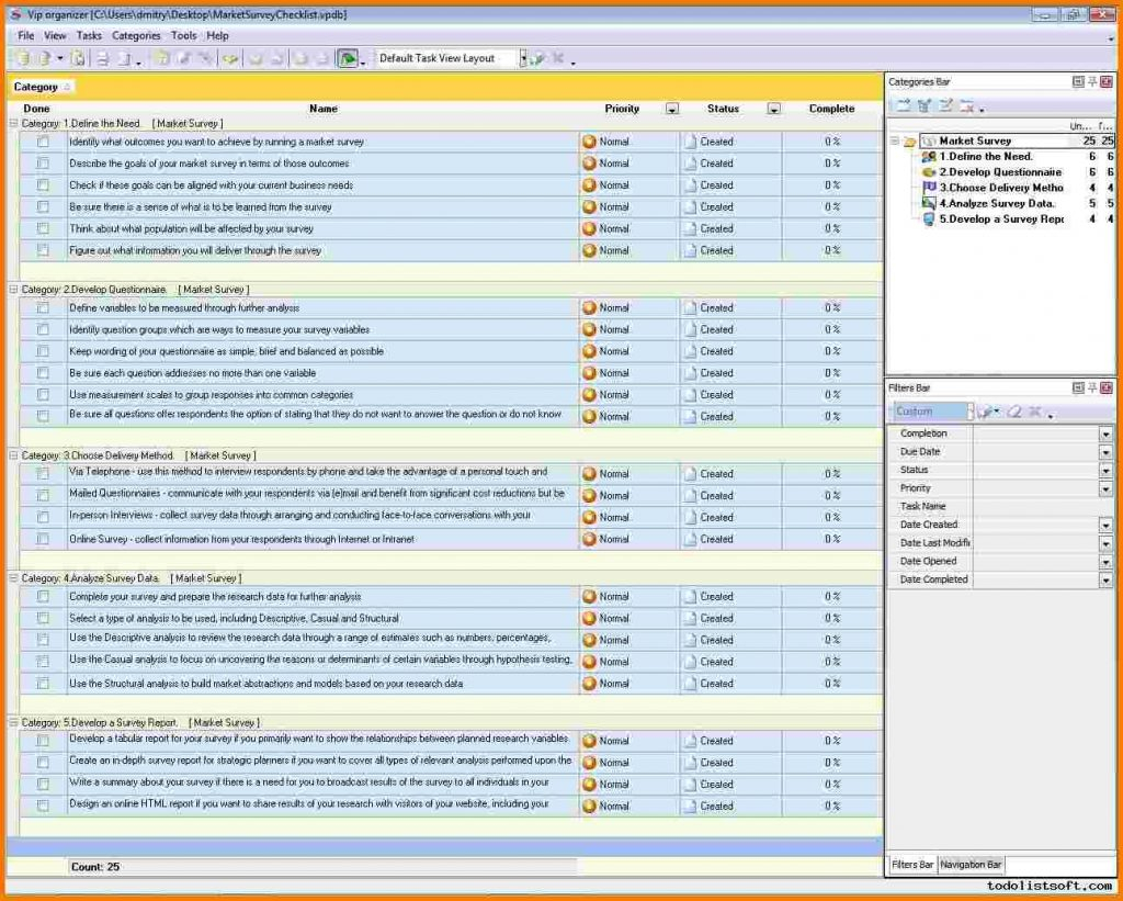 research spreadsheet template