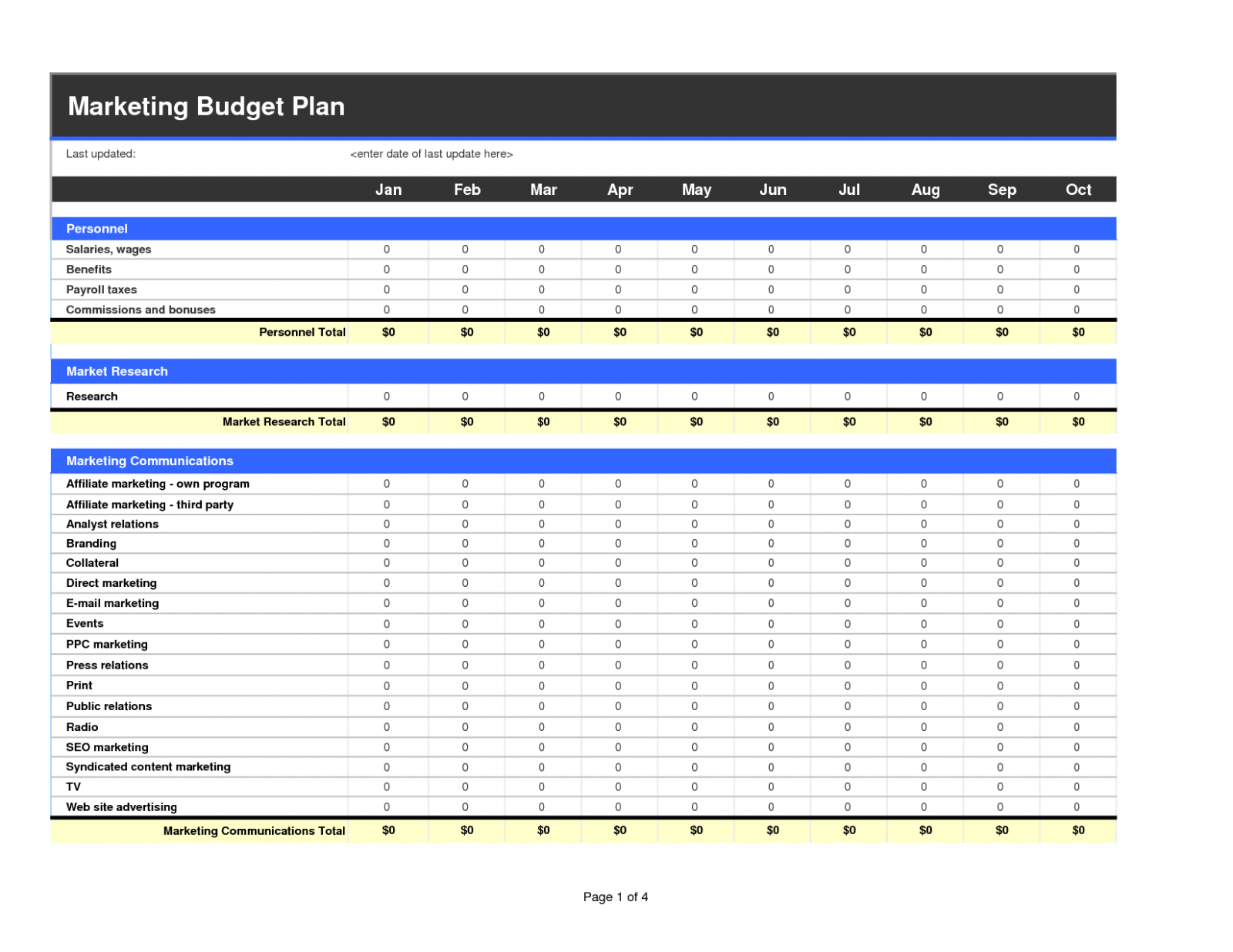 Marketing Budget Spreadsheet Template For Marketing Budget Sheet Template Stock Market Excel Spreadsheet