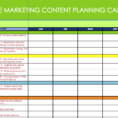 Marketing Plan Spreadsheet with regard to Online Marketing Content  Message Plannersynchronicity Marketing