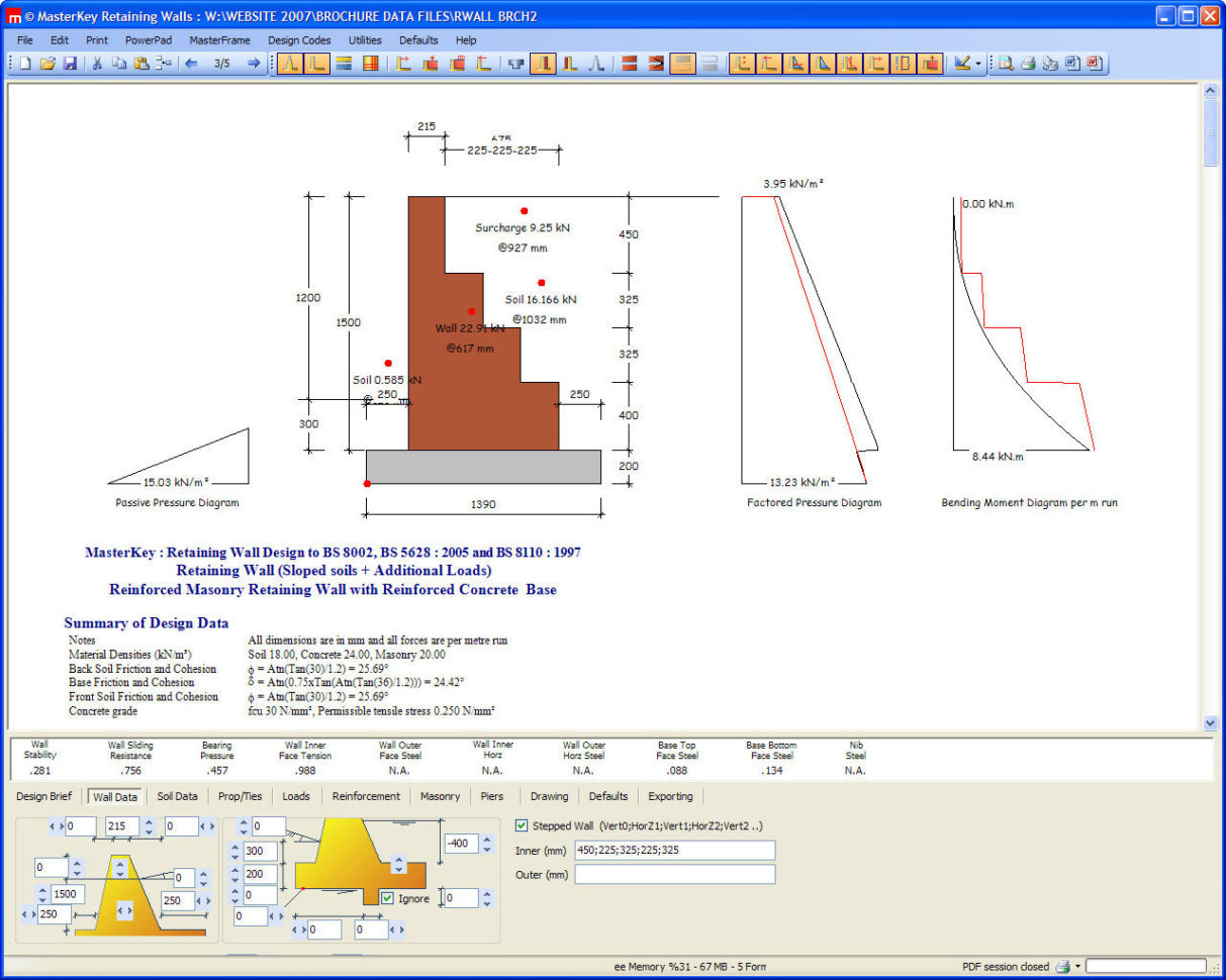 Masonry Wall Design Spreadsheet Inside Retaining Wall Design Spreadsheet Masonry Retaining Wall Design