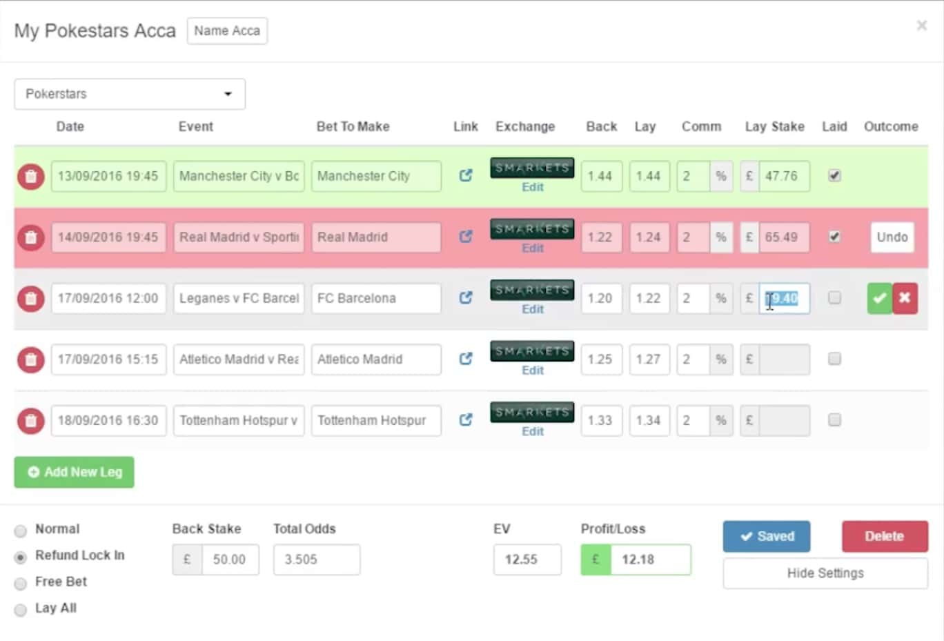Matched Betting Accumulator Spreadsheet Within Acca Catcher Software For Matched Betting  Profit Accumulator