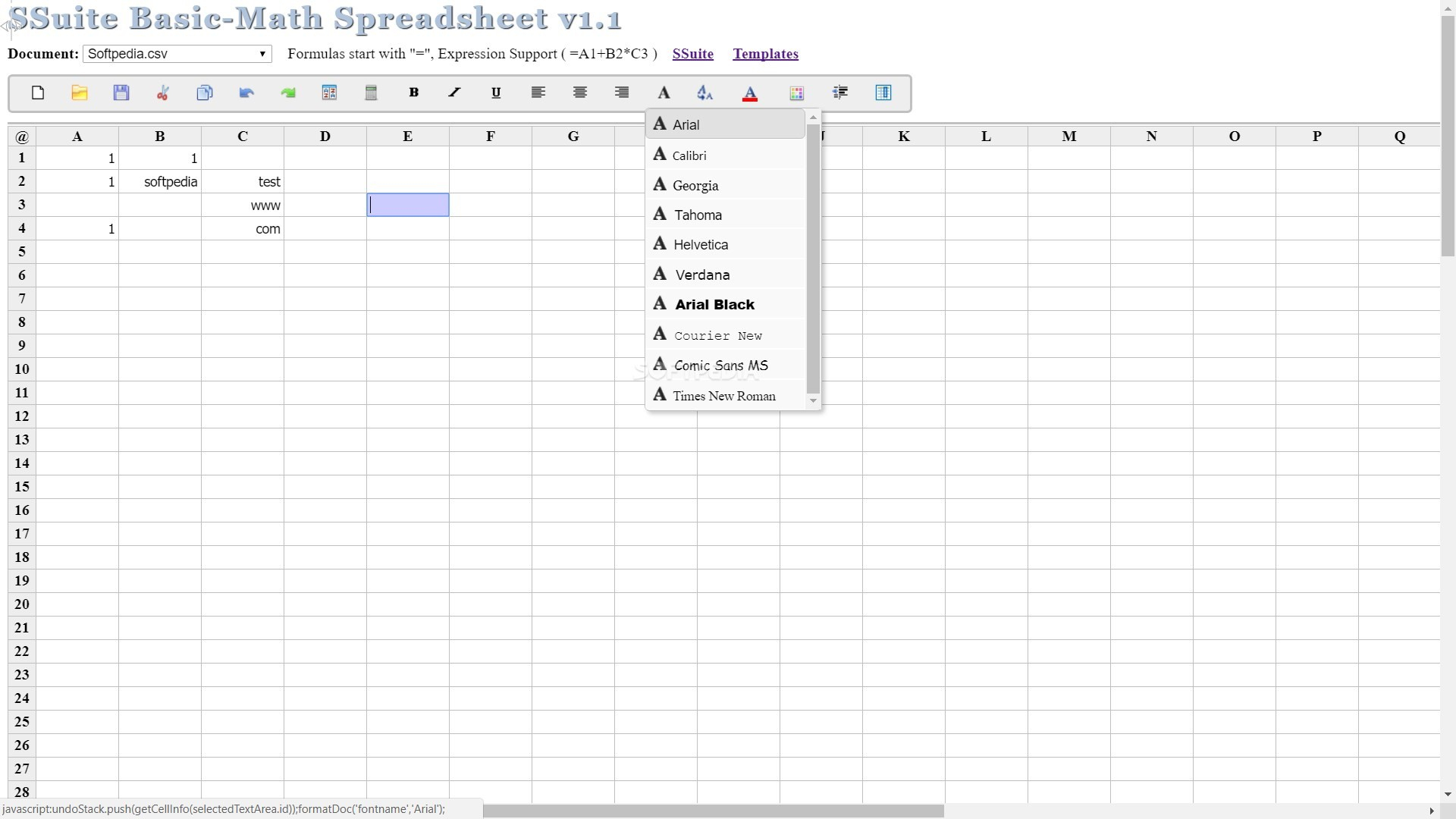 Math Spreadsheet Inside Basicmath Spreadsheet
