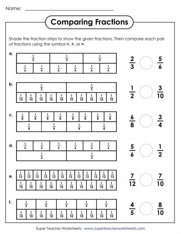 Math Spreadsheet within Math Fractions Worksheets 4Th Grade Common Core
