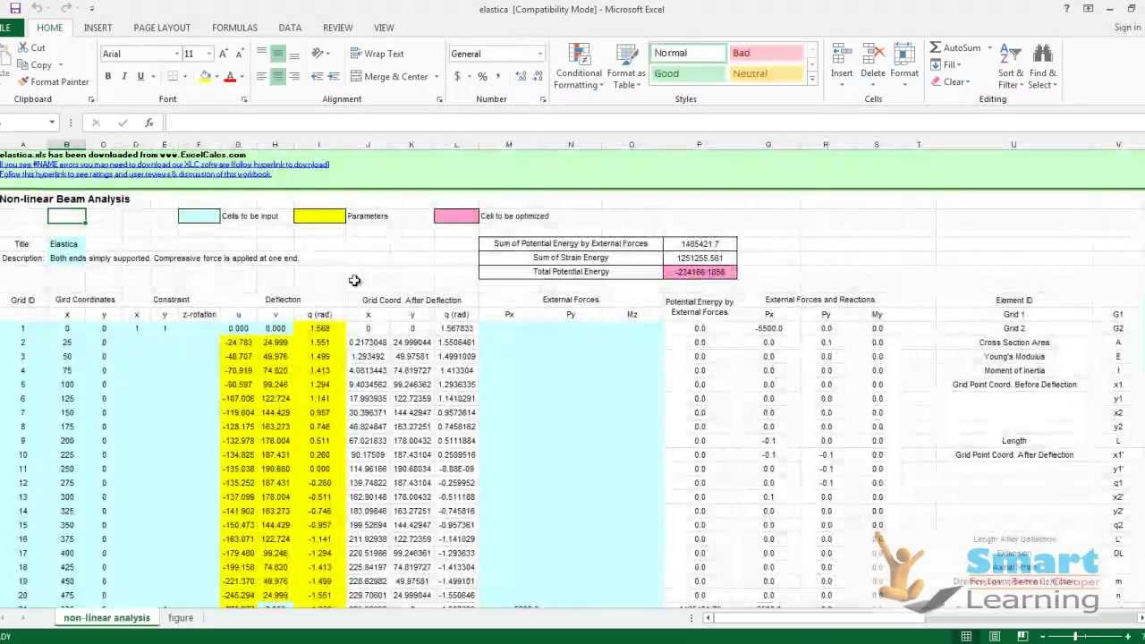Mechanical Engineering Spreadsheets Free Download Regarding Mechanicaling Design Spreadsheet Toolkitcontains More Than Excel