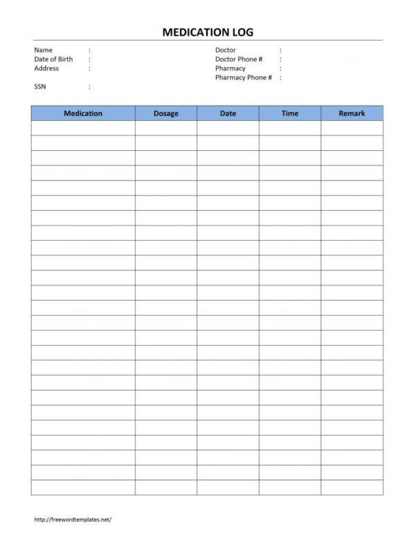 Medication Inventory Spreadsheet — db-excel.com