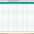 Medication Schedule Spreadsheet Intended For 1011 Medication Tracker Template  2L2Code