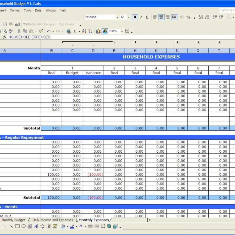 Microsoft Budget Spreadsheet Intended For Microsoft Word Budget Template Regarding Free Budget Spreadsheet