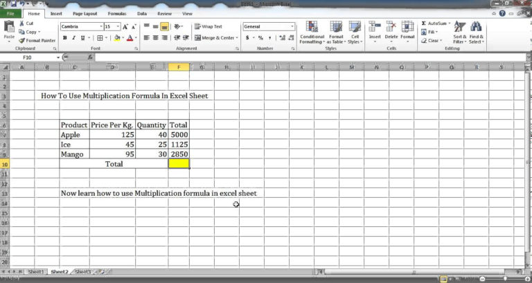 Microsoft Excel Spreadsheet Formulas List — db-excel.com