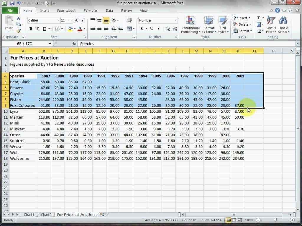 spreadsheets with microsoft excel