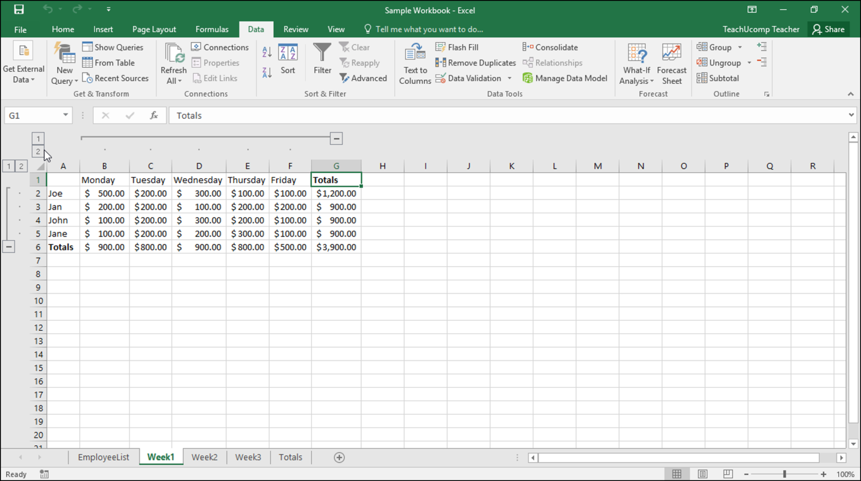 Outline Excel Data In Microsoft Excel Instructions Training Vrogue