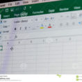 Microsoft Office Spreadsheet Intended For Microsoft Office Excel Spreadsheet Editorial Image  Image Of White