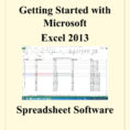 Microsoft Spreadsheet Software With Regard To Getting Started With Microsoft Excel 2013 Spreadsheet Software