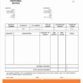 Microsoft Word Spreadsheet Template With Microsoft Excel Spreadsheet Templates Best Of Proforma Invoice