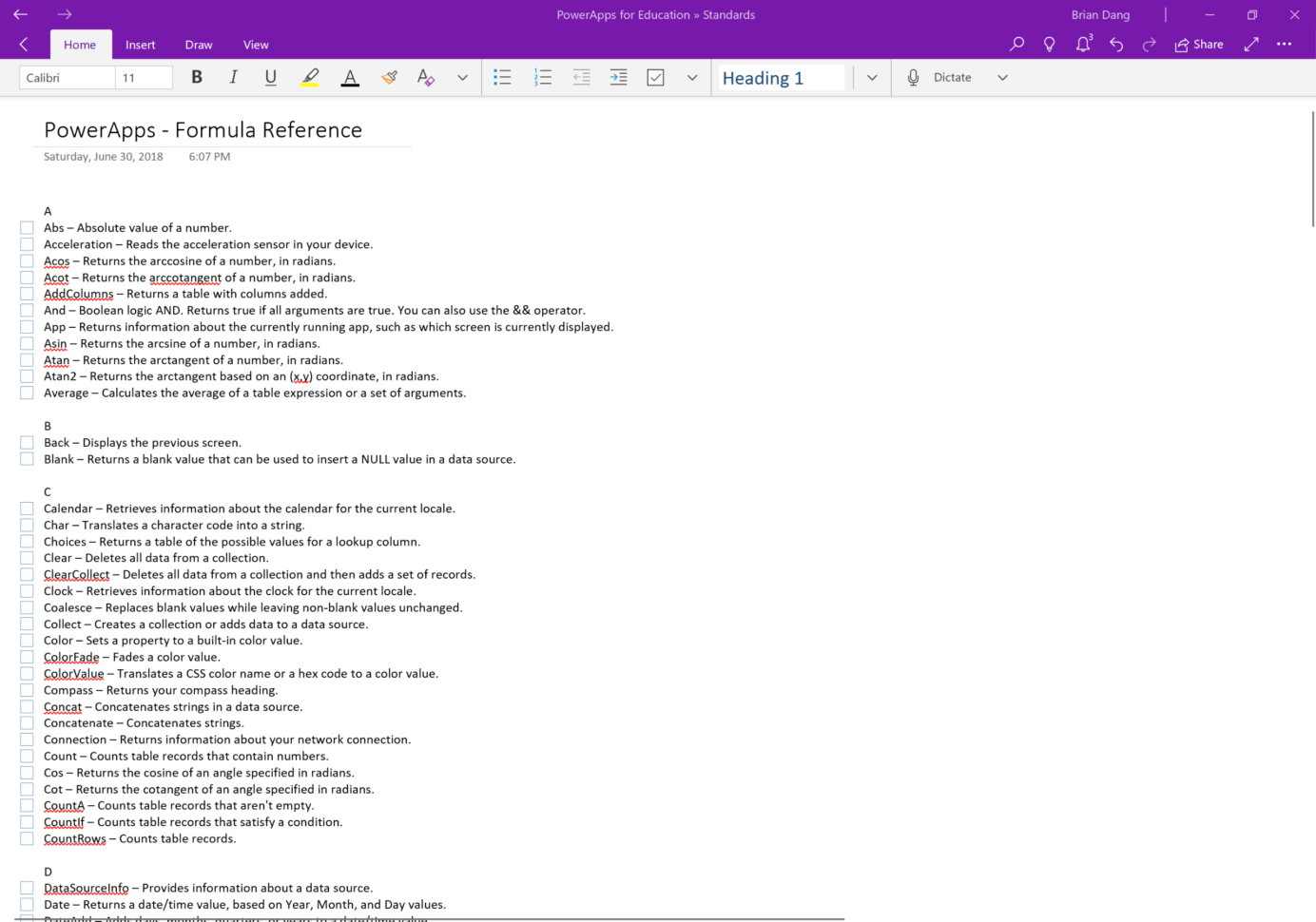 Microsoft Works Spreadsheet Formulas List Regarding Learning With Mr. Dang  Transferring Knowledge From Excel Part 1