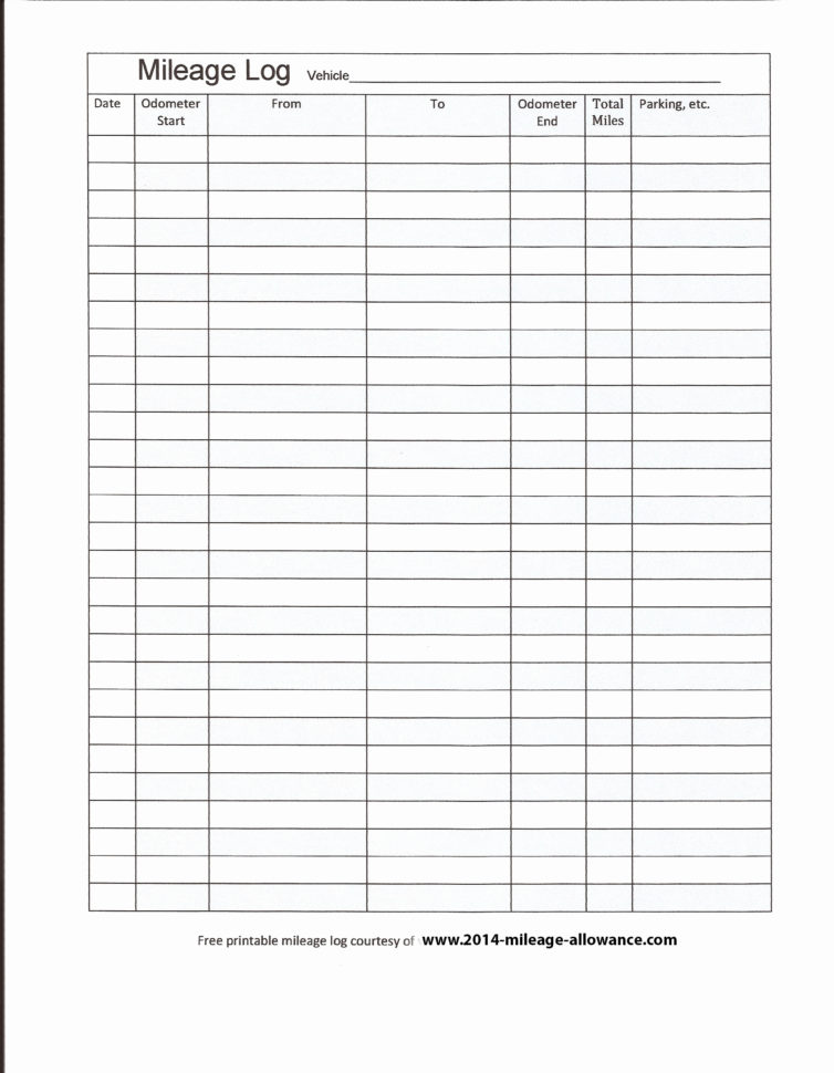 Mileage Log Spreadsheet For Form Templates Mileage Tracker Spreadsheet Unique Printable Log Book