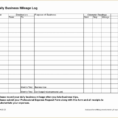 Mileage Log Spreadsheet Inside Tax Template For Expenses Printable Mileage Log 2017 Free Tafree