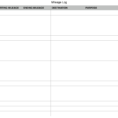 Mileage Spreadsheet For Irs Pertaining To What You Need On Your Mileage Log