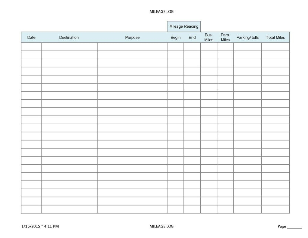 Mileage Spreadsheet For Taxes Pertaining To Mileage Forms For Taxes  Kasare.annafora.co