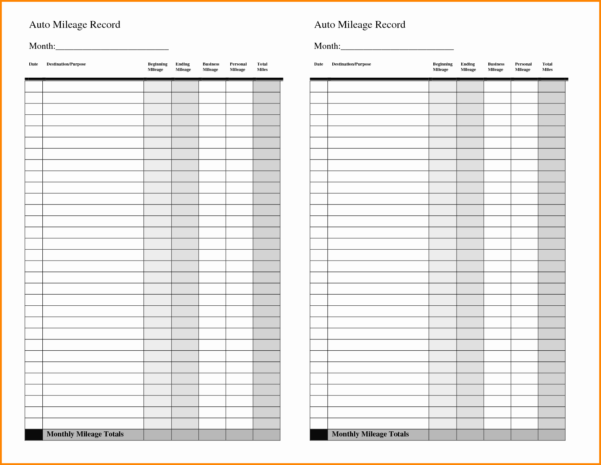 Mileage Spreadsheet Google Spreadshee Mileage Spreadsheet