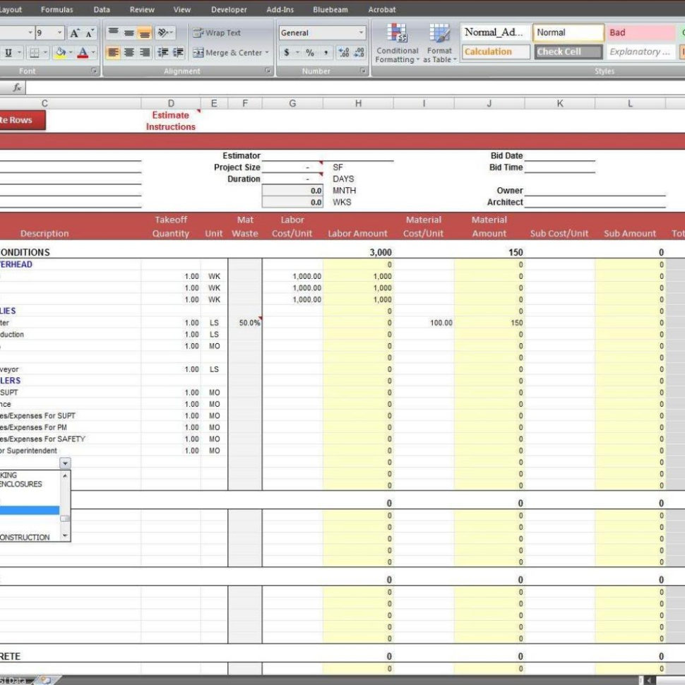 Millwork Estimating Spreadsheet Throughout Construction Estimating Templates Excel Spreadsheet For Sosfuer Millwork Estimating Spreadsheet Throughout Construction Estimating Templates Excel Spreadsheet For Sosfuer
