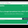 Mobile Spreadsheet Regarding How To Start Playing With The Rest Api? – Sheetsu