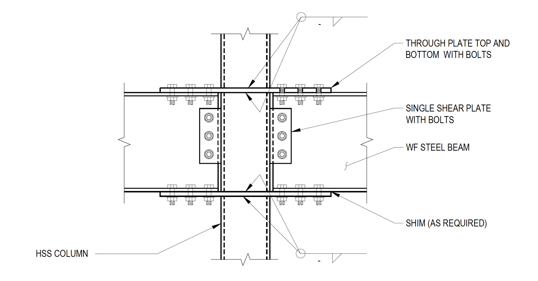 Moment Connection Design Spreadsheet in Wideflange Beam To Hss Column ...