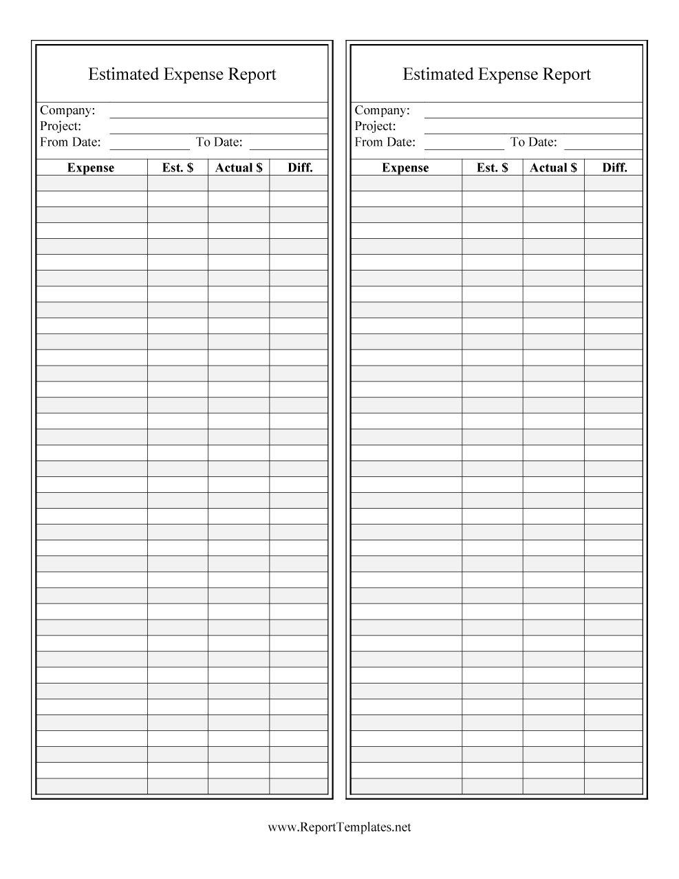 Money Expenses Spreadsheet In 40+ Expense Report Templates To Help You Save Money  Template Lab
