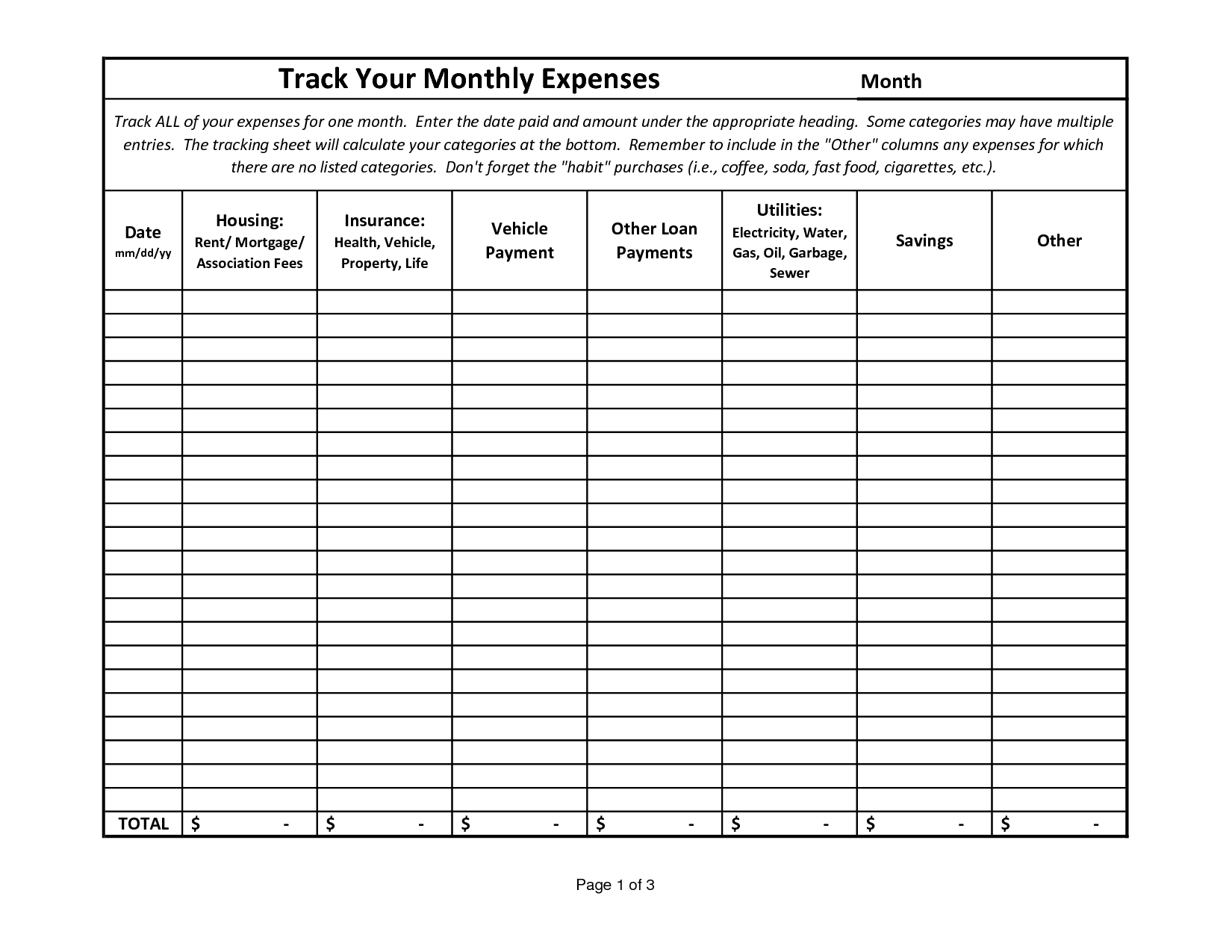 Excel Money Tracker Excel Templates