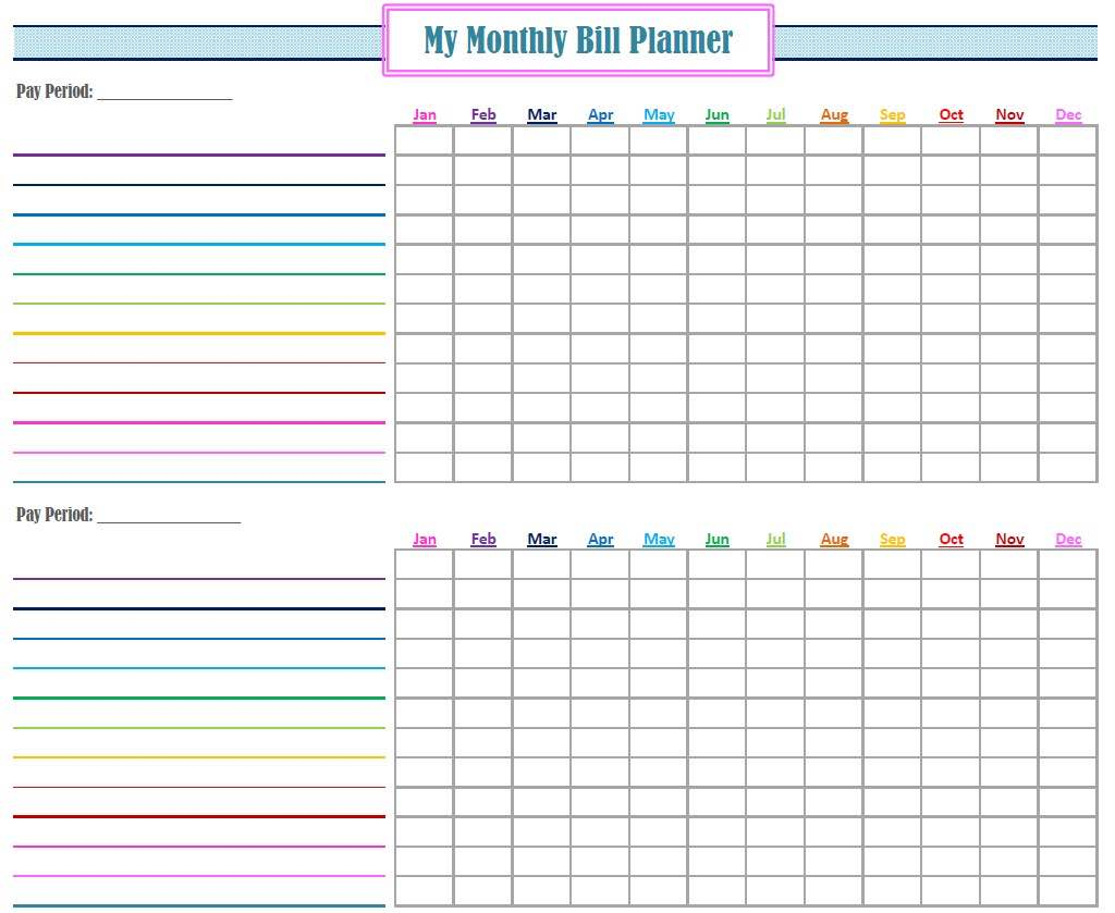 Monthly Bill Tracker Spreadsheet With Regard To Monthly Bills Spreadsheet Template Excel And Monthly Bill Tracker
