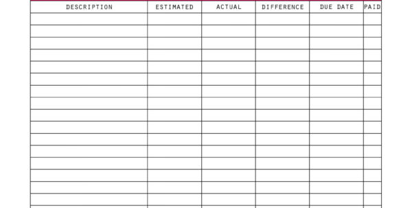 Monthly Budget Expenses Spreadsheet Spreadsheet Downloa monthly budget ...