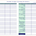 Monthly Budget Planner Spreadsheet With Budget Planning Spreadsheet Invoice Template Business Excel Sheet