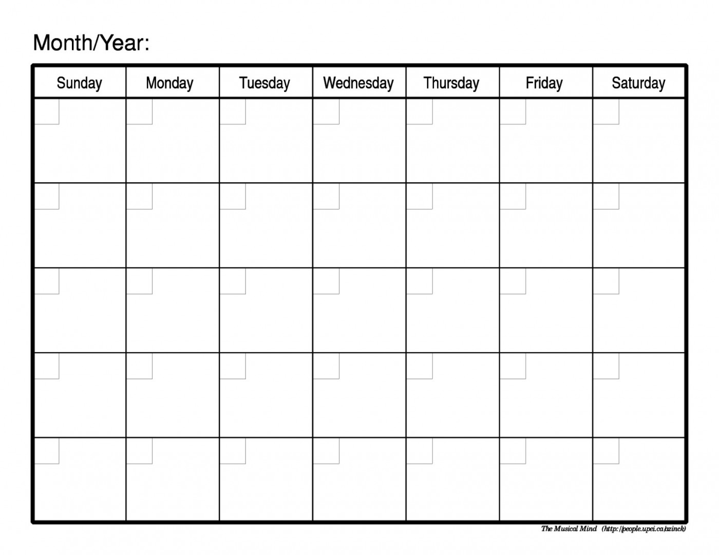 Monthly Calendar Spreadsheet for 001 Printable Monthly Calendar Templates Template ~ Ulyssesroom