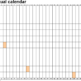 Monthly Calendar Spreadsheet Pertaining To Perpetual Calendars  7 Free Printable Word Templates