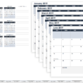 Monthly Calendar Spreadsheet Throughout 15 Free Monthly Calendar Templates  Smartsheet