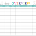 Monthly Credit Card Payment Spreadsheet For Paying Off Debt Worksheets