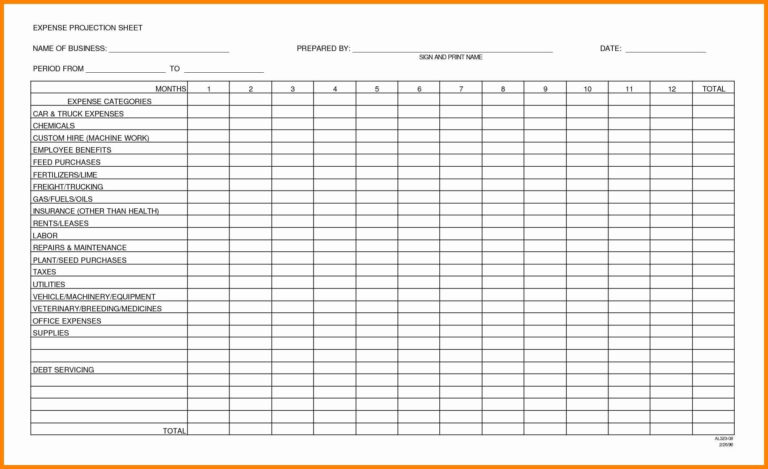 Monthly Expense Tracking Spreadsheet — db-excel.com