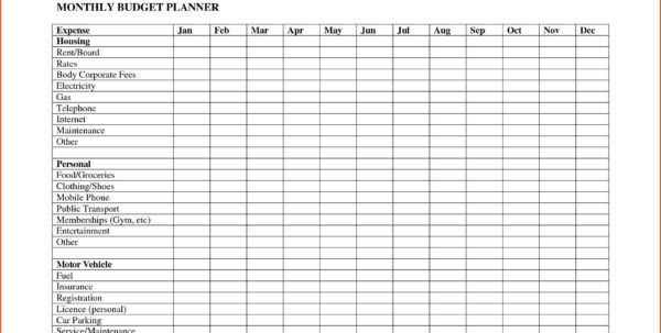 Monthly Outgoings Spreadsheet Template Google Spreadshee monthly ...