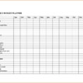 Monthly Spreadsheet With Effective Monthly Personal Budget Planner For Your Inspirations