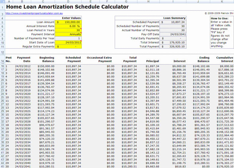 Mortgage Excel Spreadsheet inside Mortgage Apr Calculator Excel ...