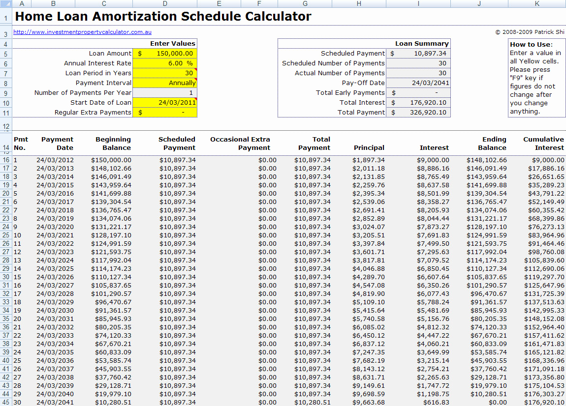 Mortgage Excel Spreadsheet inside Mortgage Apr Calculator Excel