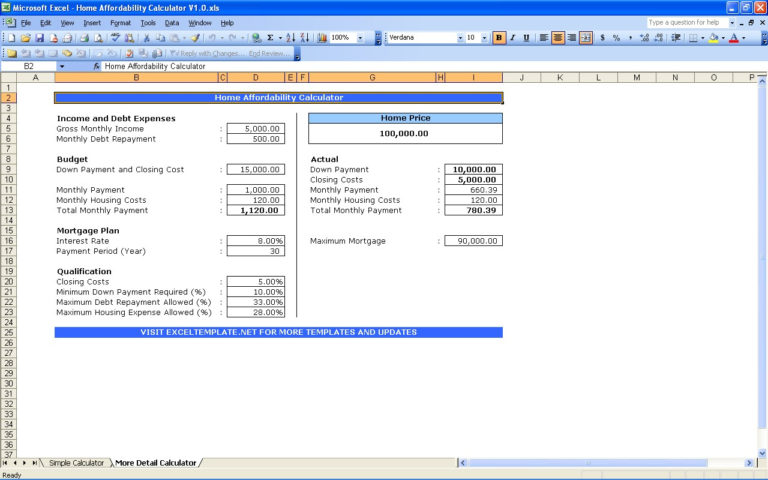 Mortgage Refinance Comparison Spreadsheet With Loan Comparison 