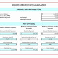 Multiple Credit Card Payoff Calculator Spreadsheet With Regard To Credit Card Repayment Calculator. Step Evaluate Your Credit Card