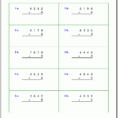 Multiplication Spreadsheet With Regard To Grade 4 Multiplication Worksheets